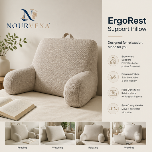 Nourvexa™ ErgoRest Lumbar Support Pillow